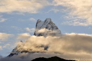 La cima del Machapuchare