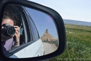 El desierto de las Bardenas Reales en Navarra, España