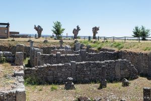 Ruinas de la antigua ciudad romana Clunia Sulpicia