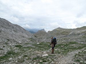 Ruta de senderismo de varios días por el Pirineo