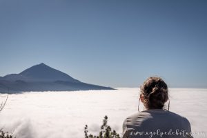 Mar de nubes con el Teide de fondo