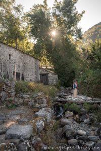 Aldea de Suárbol en la Sierra de Ancares en Galicia