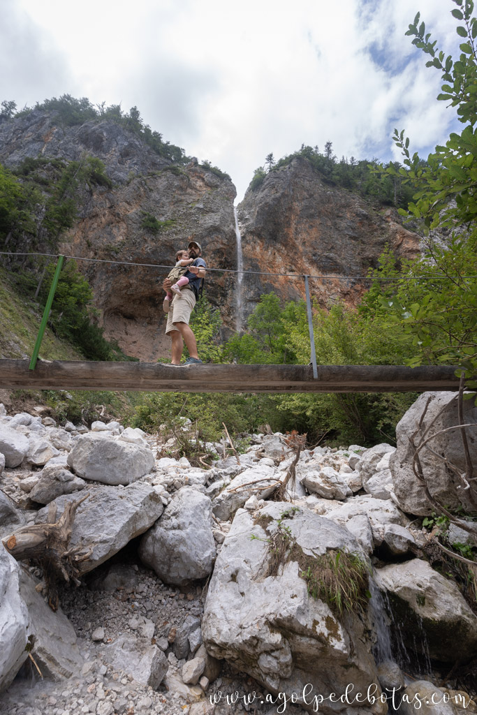 Cascada Rinka en Logarska Dolina