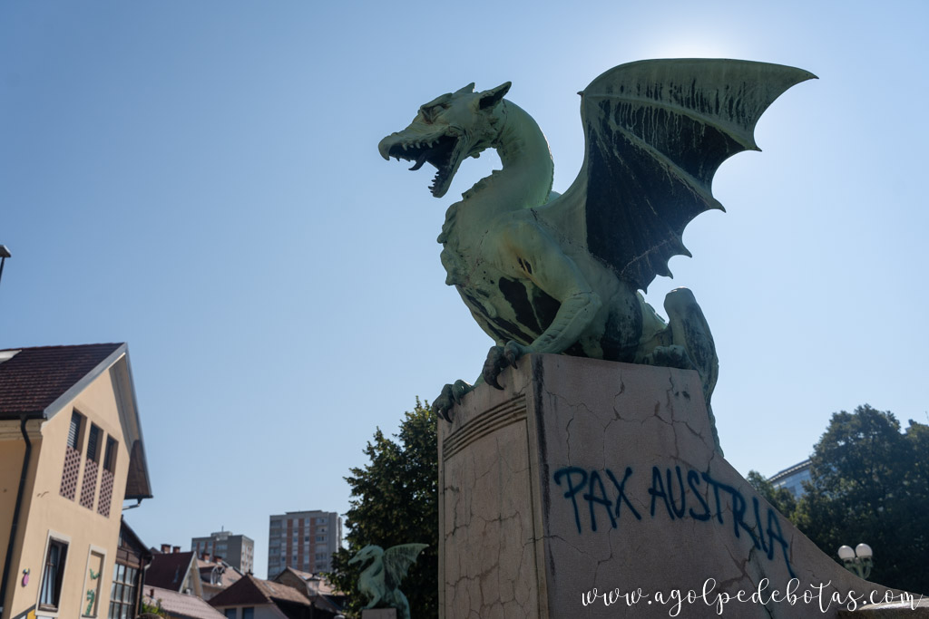 Puente de los dragones de Liubliana