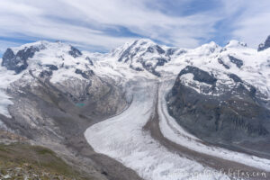 Glaciar Gornergrat visto desde el mirador
